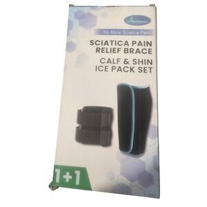 Medilymer Sciatica Pain Relief Brace Calf Shin Ice Pack Set